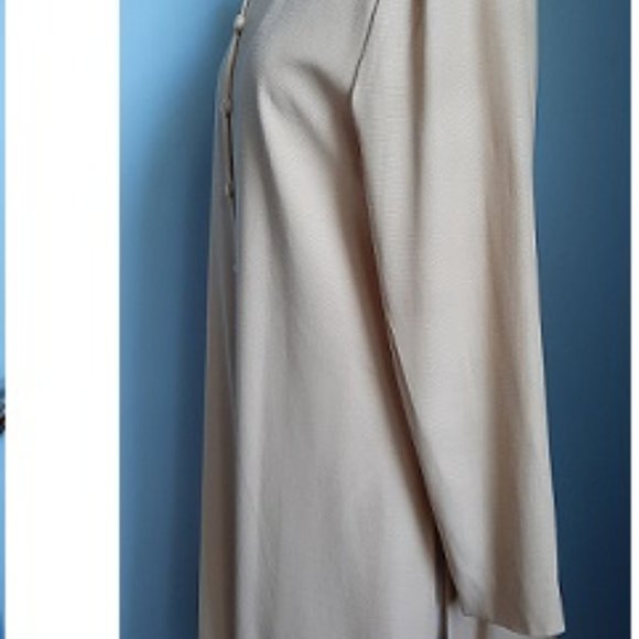 Vintage Lanz Originals of Salsburg Button-Down Tunic Pale Yellow Size 14 - Picture 4 of 10